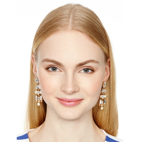 NWT Kate Spade 12K Gold Twinkling Fete Earrings - Picture 4 of 5